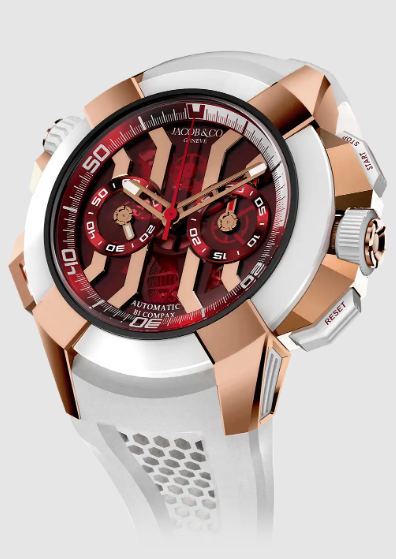 Jacob & Co epic x chrono 47mm ROSE GOLD (RED) EC312.42.PB.RR.A Replica watch (image for) Jacob & Co epic x chrono 47mm ROSE GOLD (RED) EC312.42.PB.RR.A Replica watch